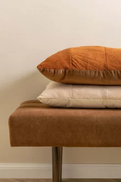 Coussin en velours Velvet 60 x 40 cm (Chocolat)