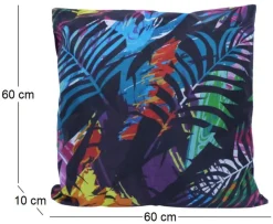 Coussin extérieur carré 60 cm Sun (Imprimé Sunset)