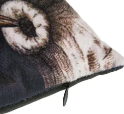 Coussin imprimé oiseaux 45 cm