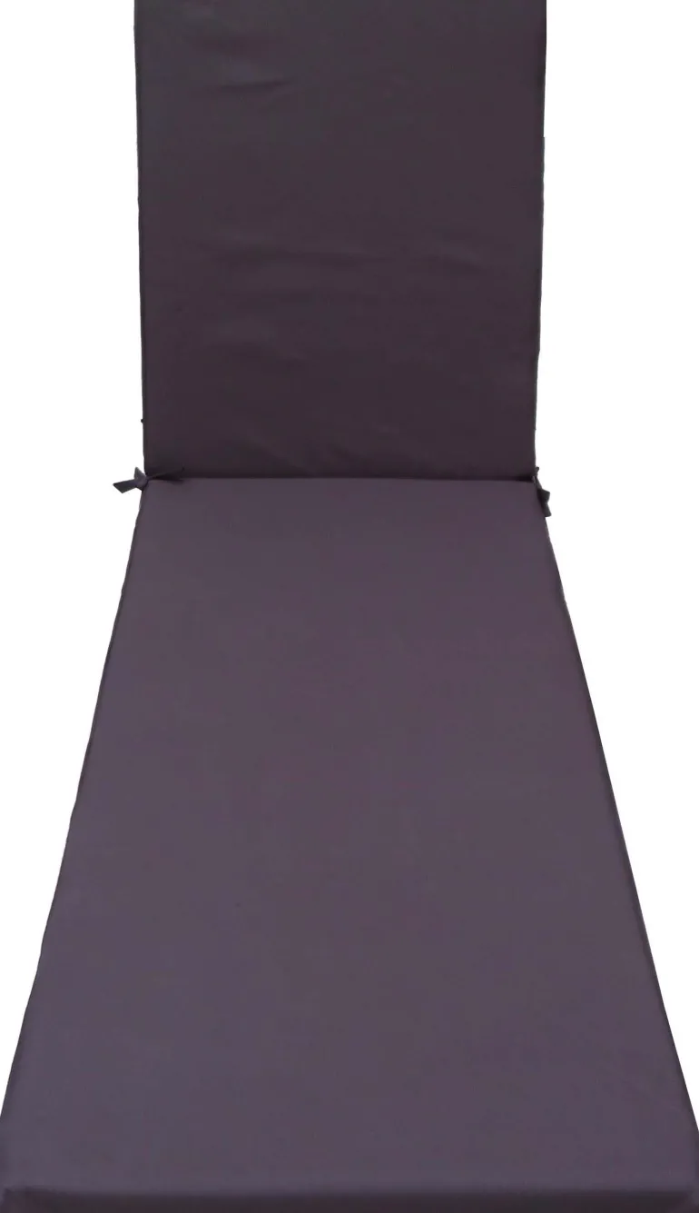 Coussin pour bain de soleil déhoussable Monte Carlo (Ardoise)