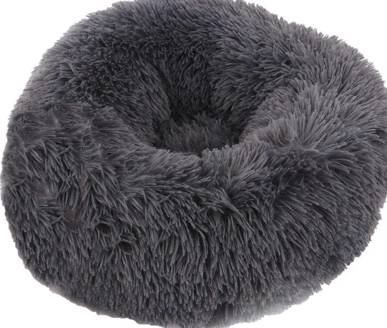Coussins à poils longs pour animaux 40 cm (Gris)