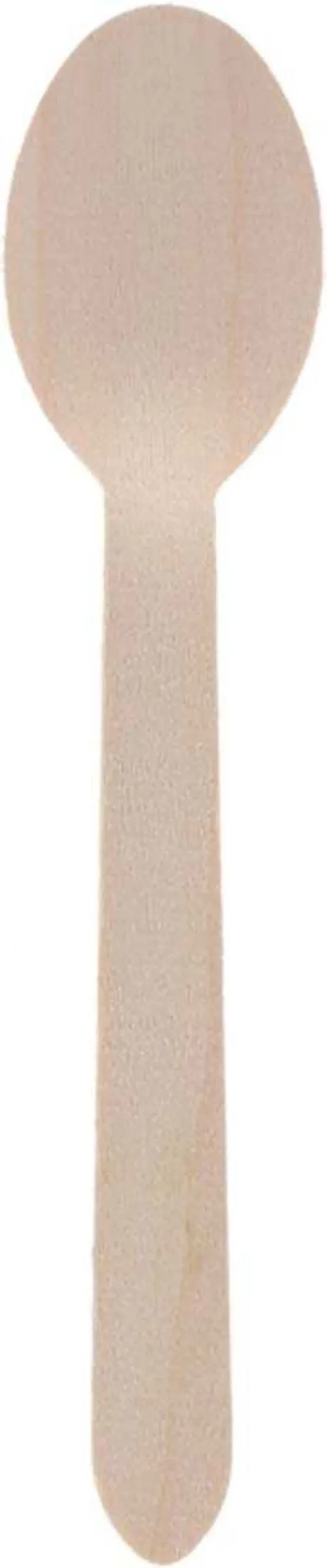 Couverts en bois 100% compostable Herbe (Cuillères à soupe Lot de 20)