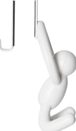 Crochet dessus de placard Buddy (Lot de 2) (Blanc)