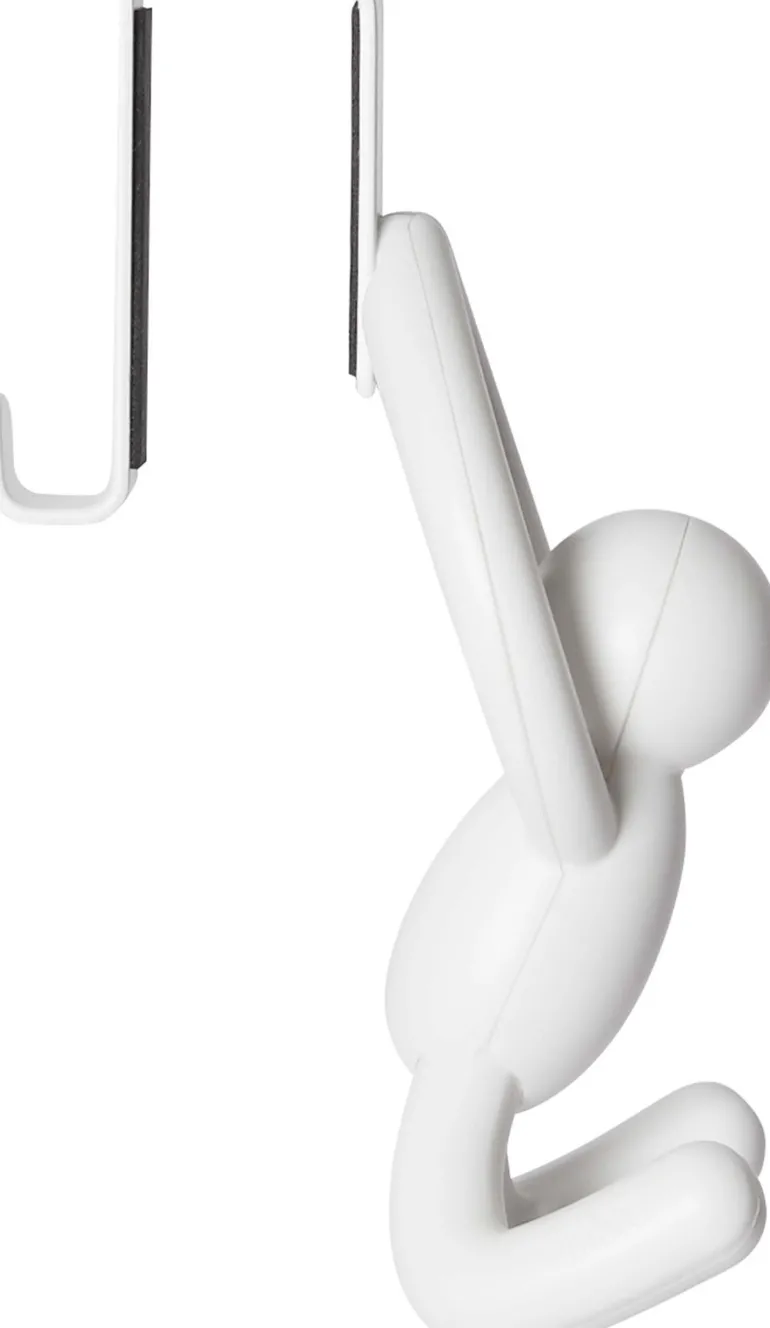 Crochet dessus de placard Buddy (Lot de 2) (Blanc)