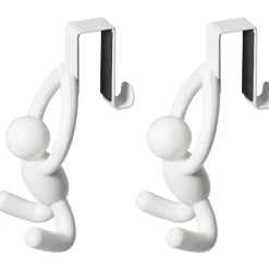 Crochet dessus de placard Buddy (Lot de 2) (Blanc)