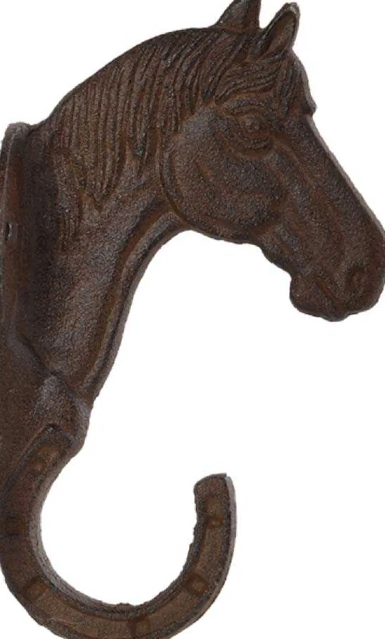 Crochet en fonte Cheval (Lot de 4)