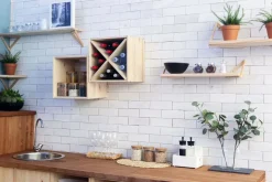 Cube de rangement en pin massif Dinamic (Simple)