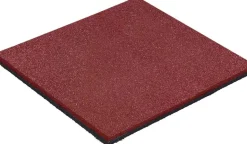 Dalle caoutchouc pour terrain de jeu Hicar (Rouge)