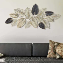 Décoration murale en métal Century 13 x 4.5 x 61 cm