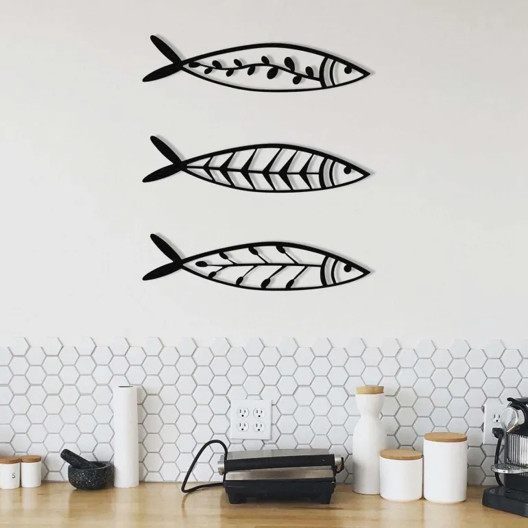 Décoration murale en métal - Mer (Poisson)