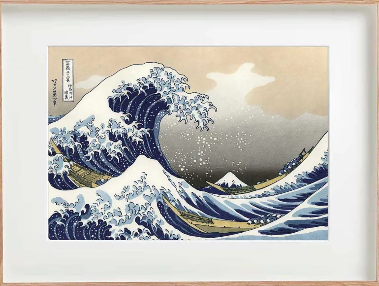 Décoration murale Vagues 30 x 40 cm