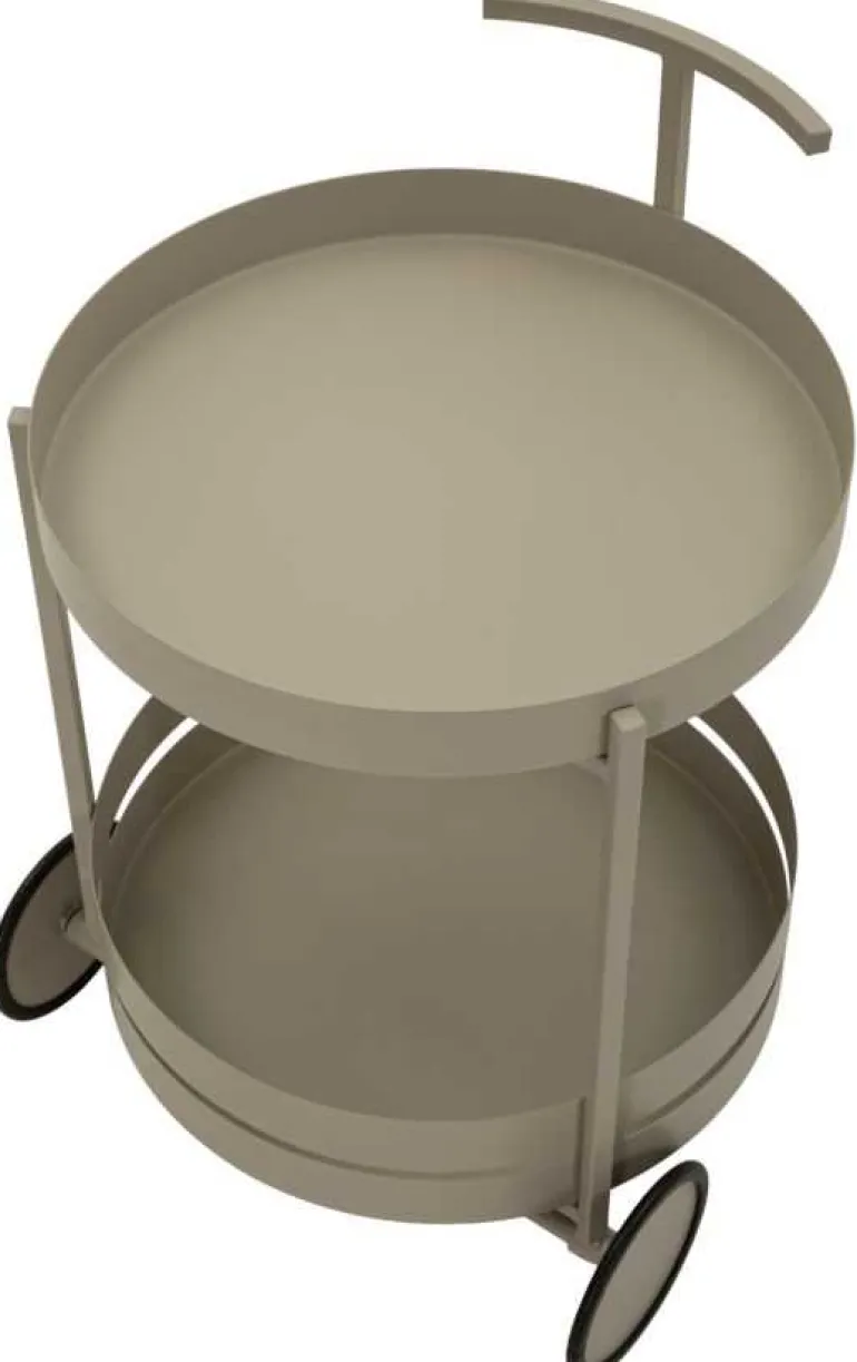 Desserte en métal Saturn 40 x 49.5 x 61 cm (Gris)