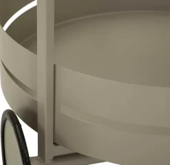 Desserte en métal Saturn 40 x 49.5 x 61 cm (Gris)