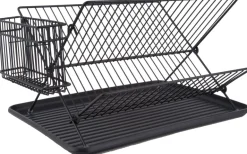 Egouttoir à vaisselle en métal Rack (Noir)