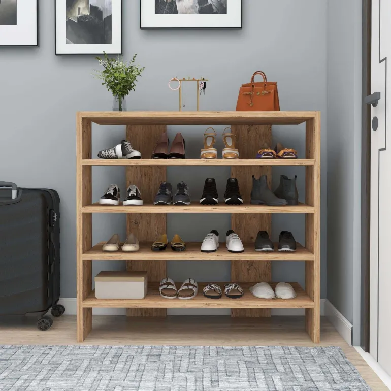Etagère à chaussures en aggloméré Sargel