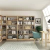 Etagère d'angle en pin brut Gala (4 tablettes)