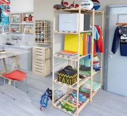 Etagère en kit profondeur 30 cm Natura (5 tablettes)