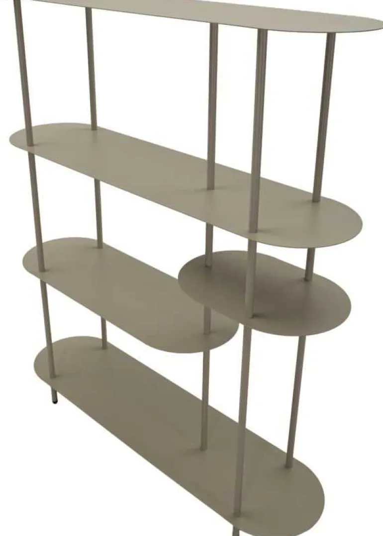 Etagère en métal Saturn 118 x 31 x 39 cm (Gris)