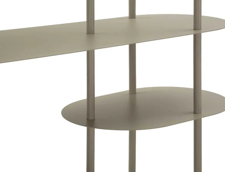 Etagère en métal Saturn 118 x 31 x 39 cm (Gris)