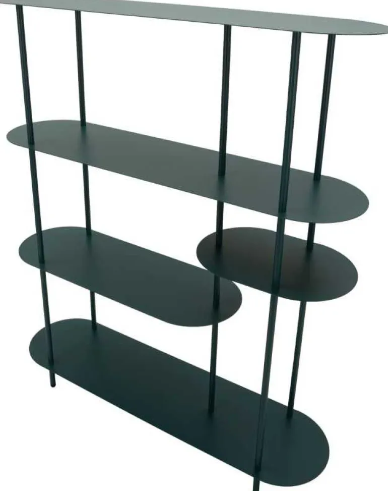 Etagère en métal Saturn 118 x 31 x 39 cm (Vert)