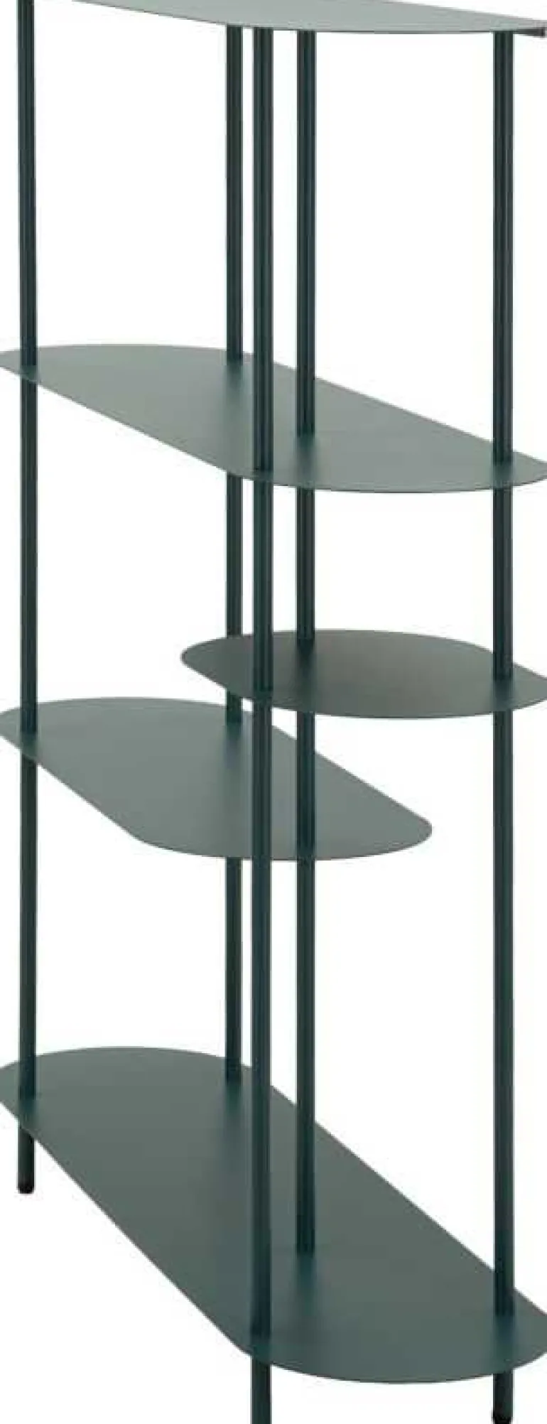 Etagère en métal Saturn 118 x 31 x 39 cm (Vert)