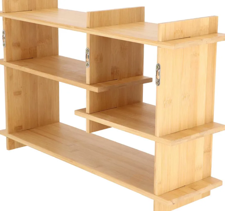 Etagère intérieure en bambou Nature (Horizontale)