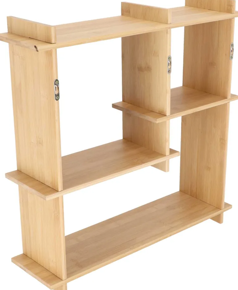 Etagère murale d'intérieur en bambou (Taille L)