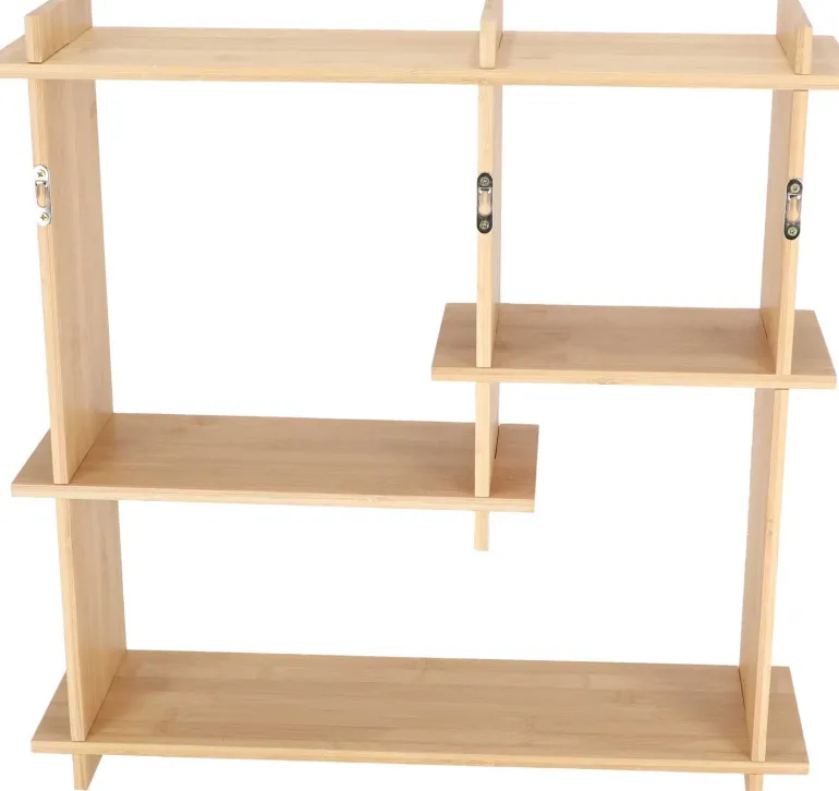 Etagère murale d'intérieur en bambou (Taille L)