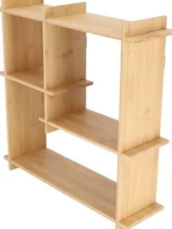 Etagère murale d'intérieur en bambou (Taille L)