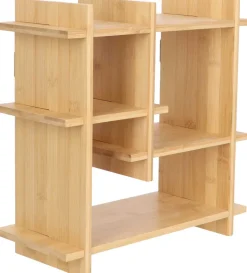 Etagère murale d'intérieur en bambou (Taille S)