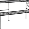 Etagère à plantes pliante en fer (2 niveaux)