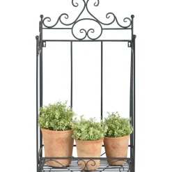 Etagère pliante à plantes Arabesques (Droite 1 niveau)