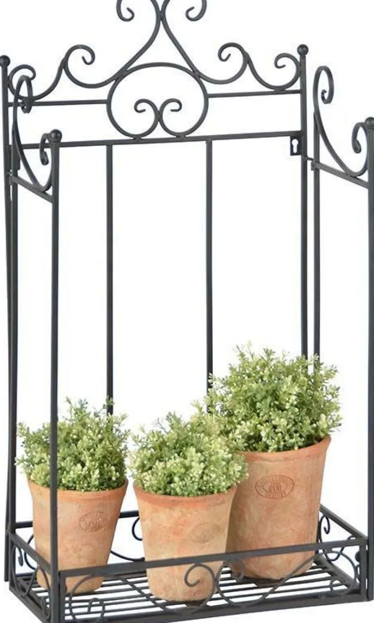 Etagère pliante à plantes Arabesques (Droite 1 niveau)