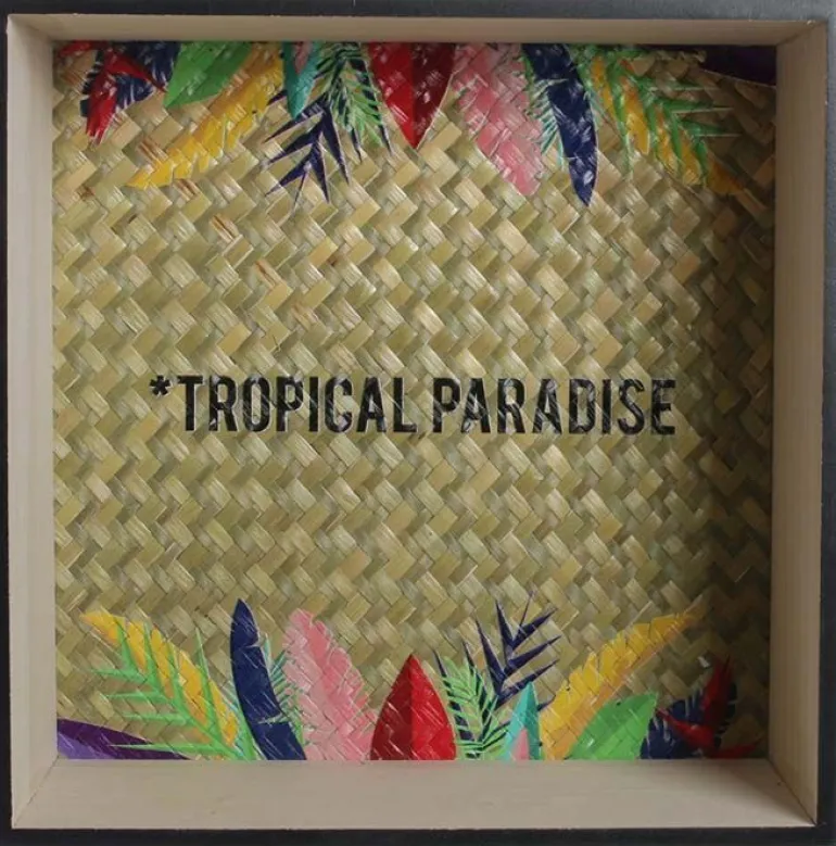 Etagères en bois Tropical Paradise Exotique (Lot de 2)