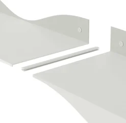 Etagères murales en acier Surf (Lot de 2) (Sable)