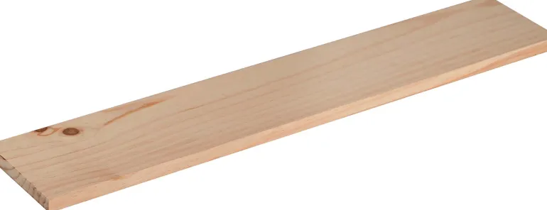 Etagère tablette murale en pin brut (90 x 17 cm)
