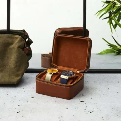 Etui pour montres en polyuréthane Oakland (2 montres)
