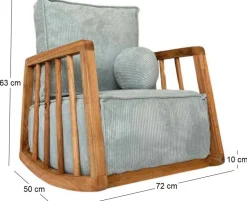 Fauteuil à bascule pour enfant Sallanan
