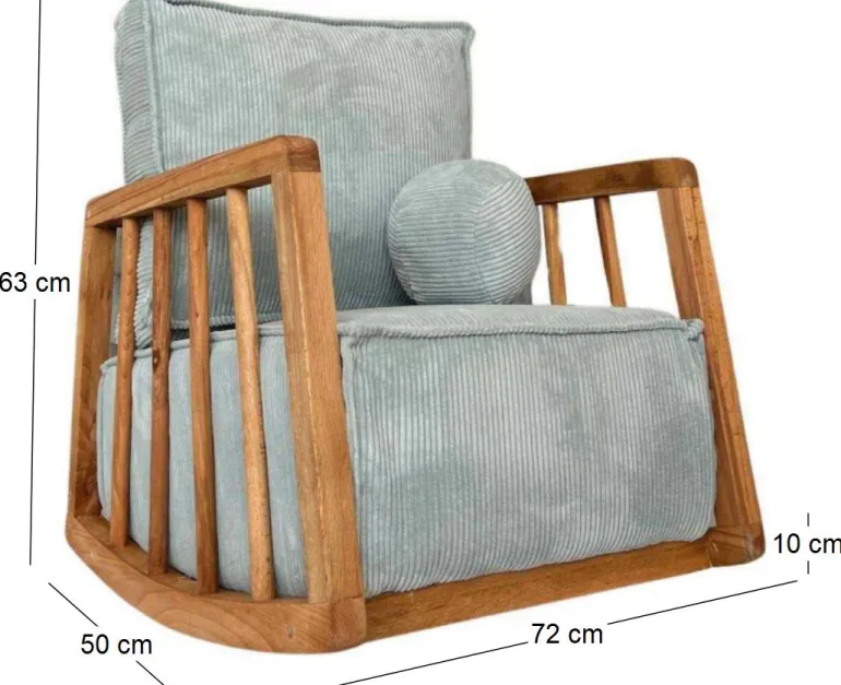 Fauteuil à bascule pour enfant Sallanan