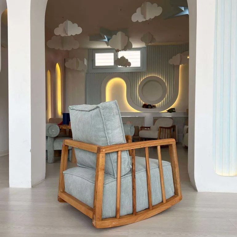 Fauteuil à bascule pour enfant Sallanan