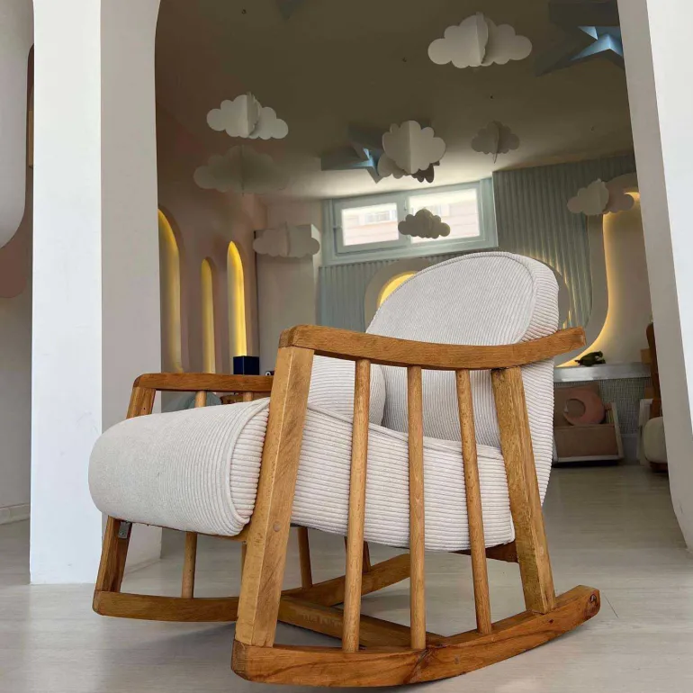 Fauteuil à bascule pour enfant Kleamini