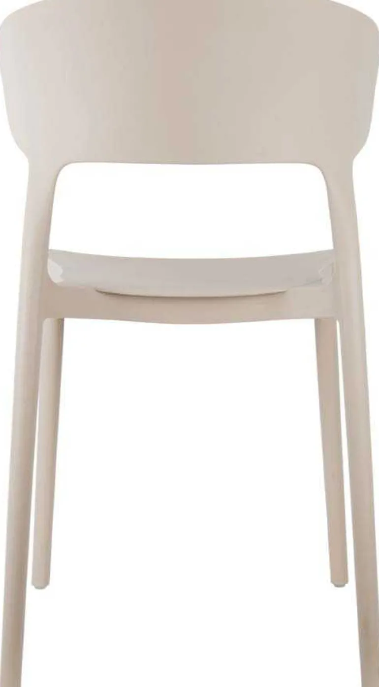Fauteuil coloré en polypropylène Fain (Gris)
