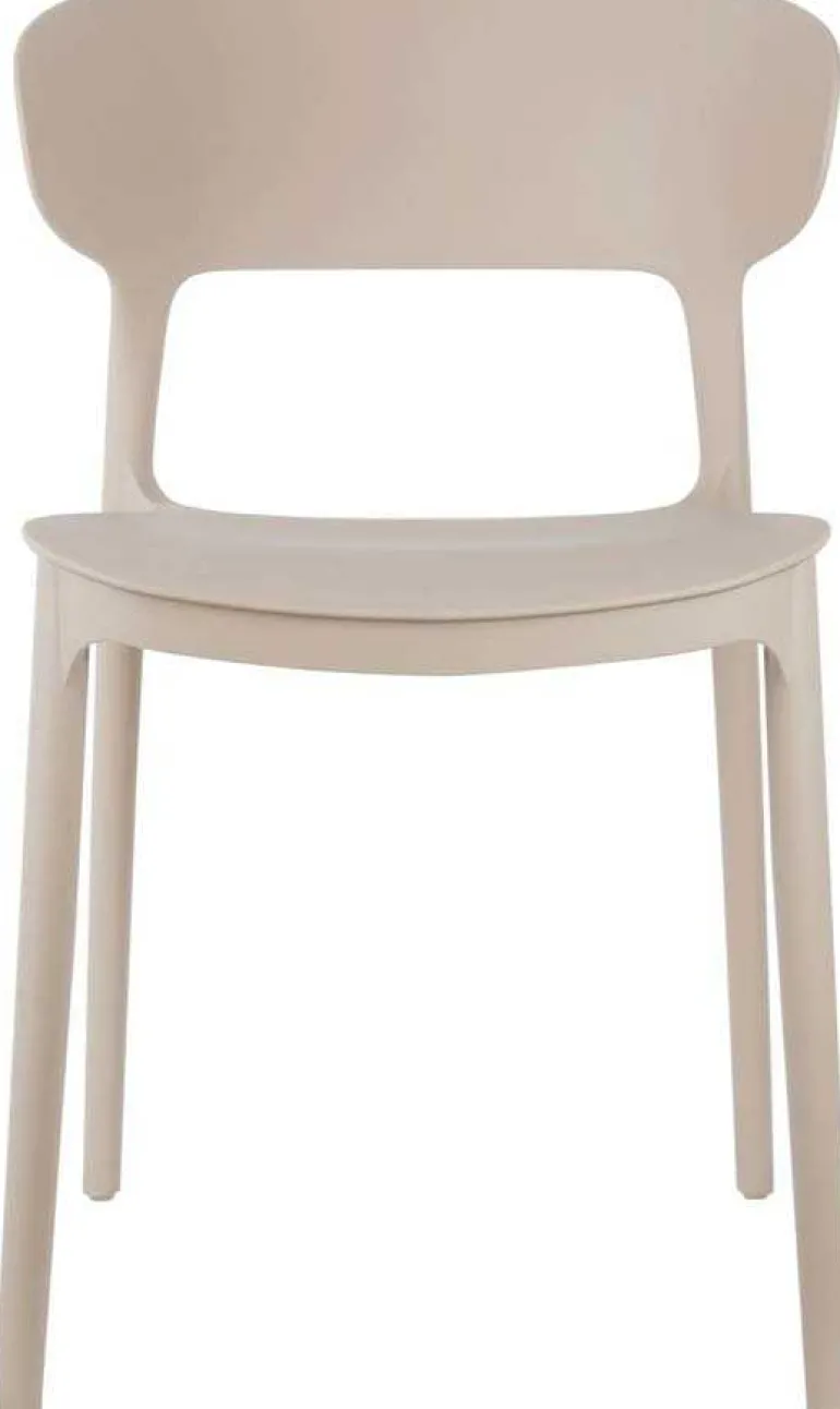 Fauteuil coloré en polypropylène Fain (Gris)