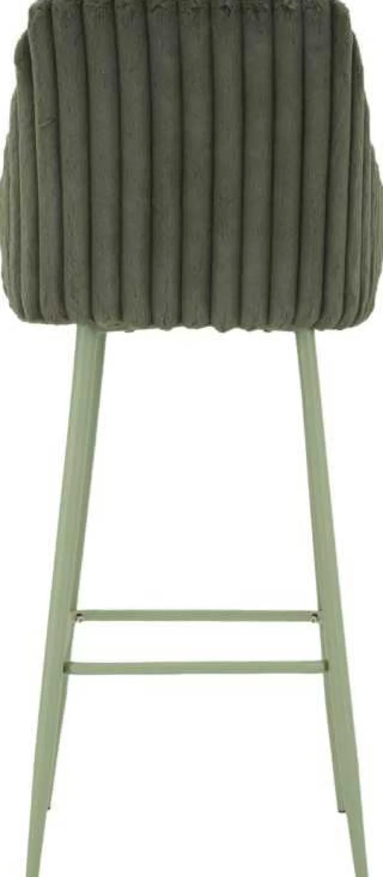 Fauteuil de bar en tissu et métal Alaska (Lot de 2) (Vert)