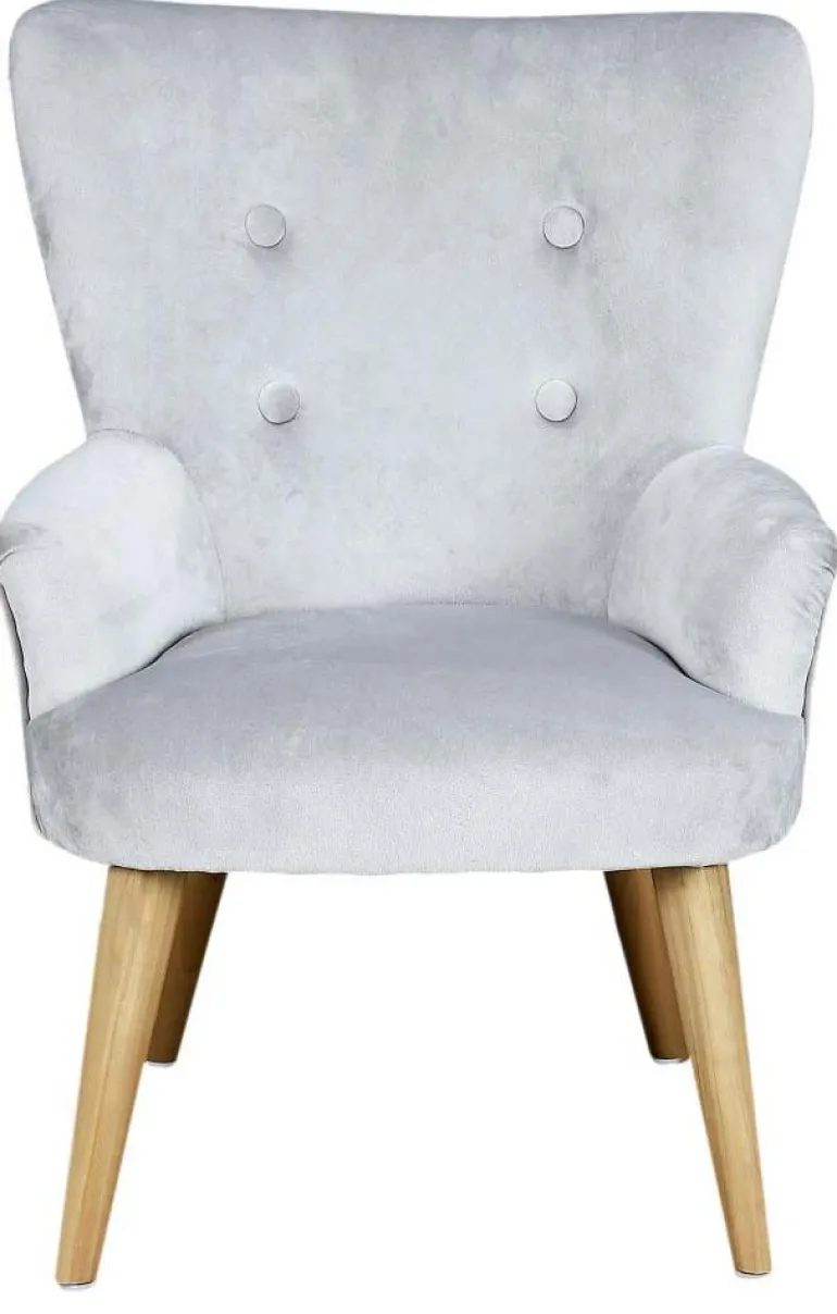 Fauteuil enfant en velours Helsinki