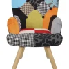 Fauteuil enfant patchwork Helsinki