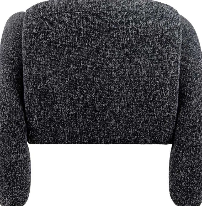 Fauteuil en polyester Brazo (Noir)