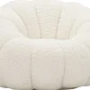 Fauteuil en tissu Bubble 92 x 61 cm
