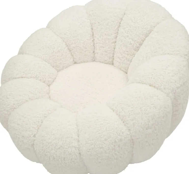 Fauteuil en tissu Bubble 92 x 61 cm