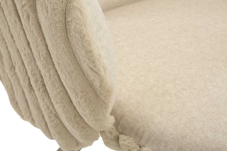 Fauteuil en tissu côtelé Stockholm (Lot de 2) (Crème)